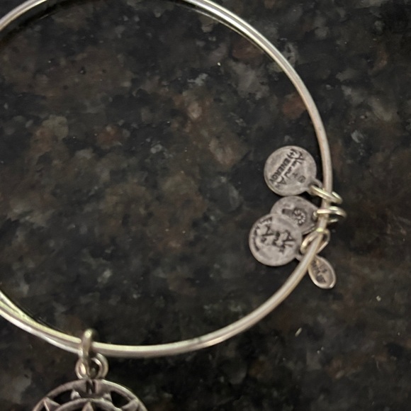 Alex and Ani Silver tone Compass Bracelet - Picture 2 of 3